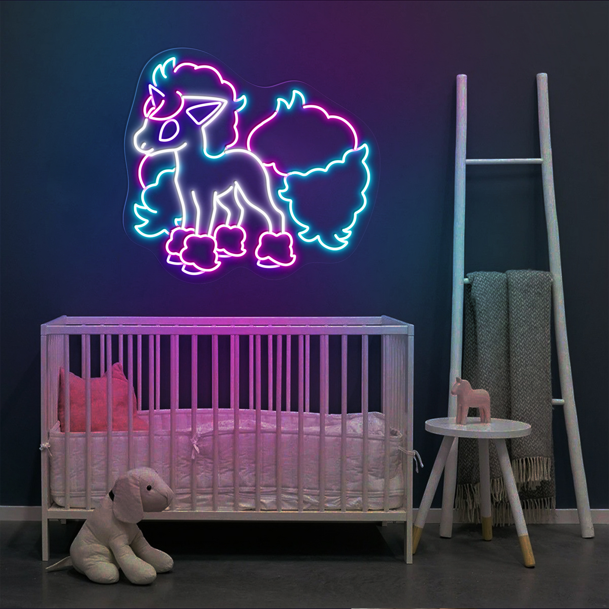 Ponyta Pokemon Neon Signs