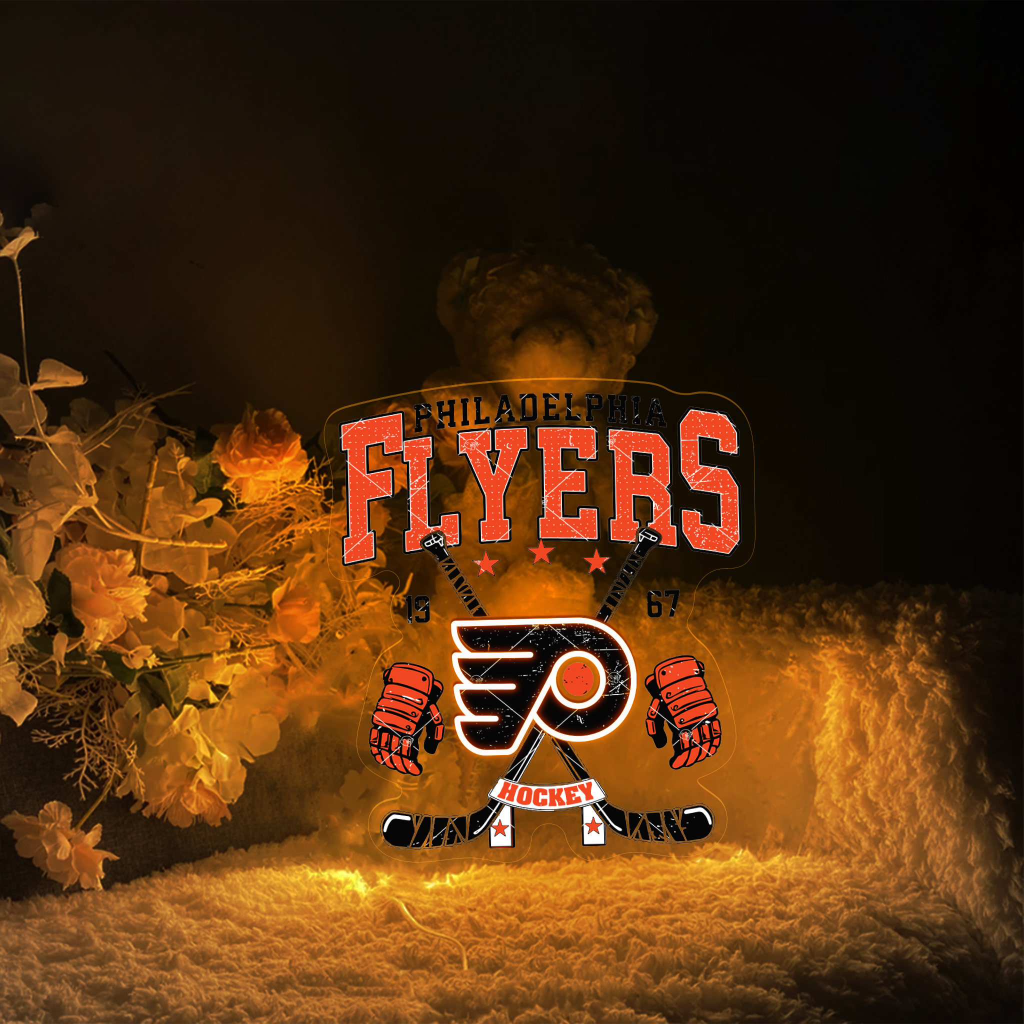 Ice Hockey Philadelphia Flyers UV Sign