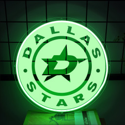 Dallas Stars Ice Hockey Laser Signs