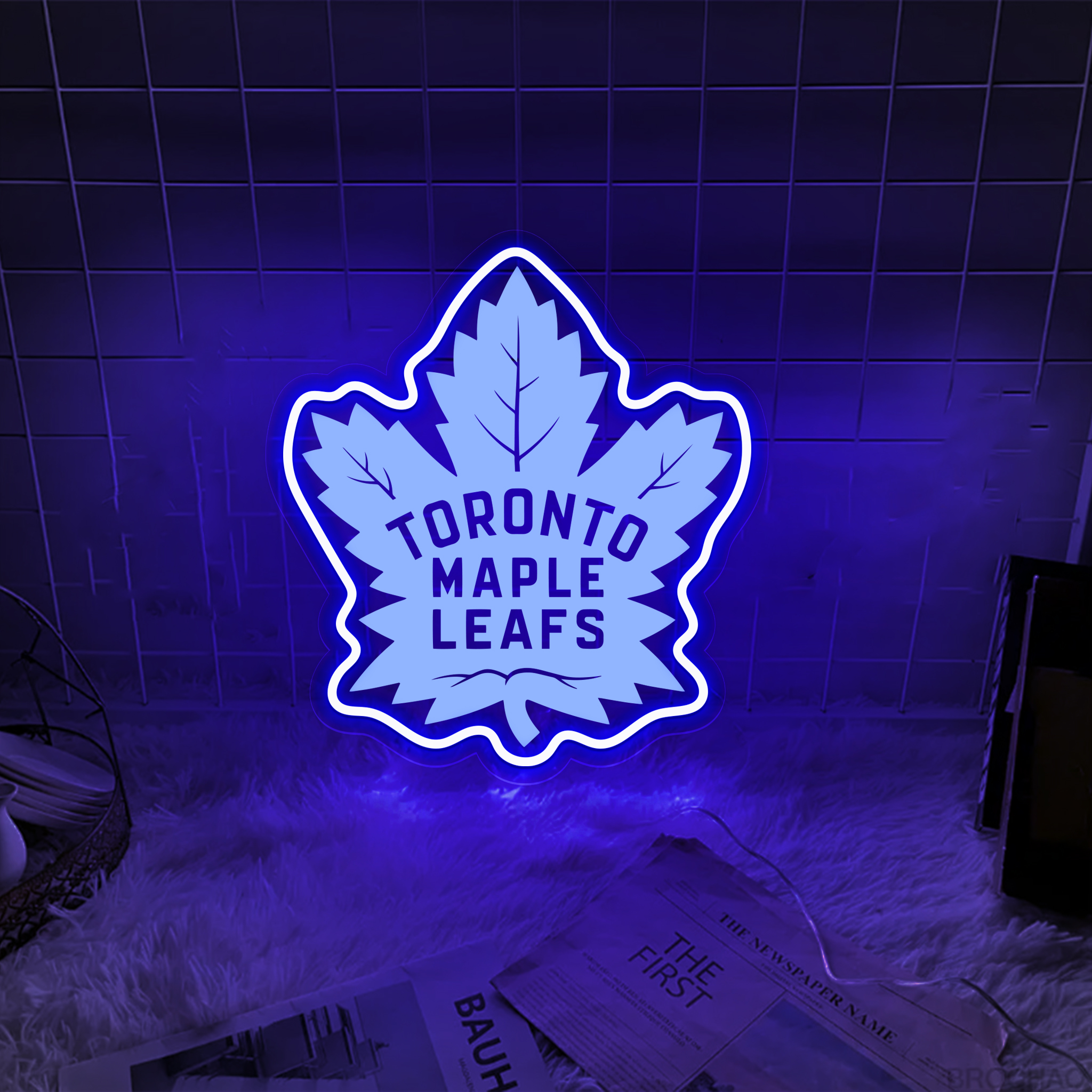 Toronto Maple Leafs Ice Hockey Laser Signs