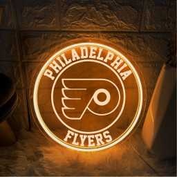 Philadelphia Flyers Ice Hockey Laser Signs Wall Decor