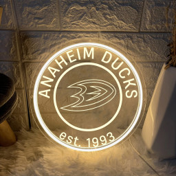 Anaheim Ducks Ice Hockey Laser Sign