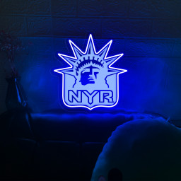 New York Rangers Ice Hockey Laser Sign