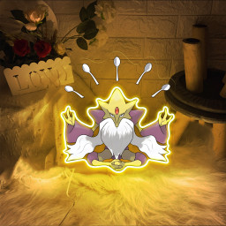 Pokemon Alakazam UV Signs
