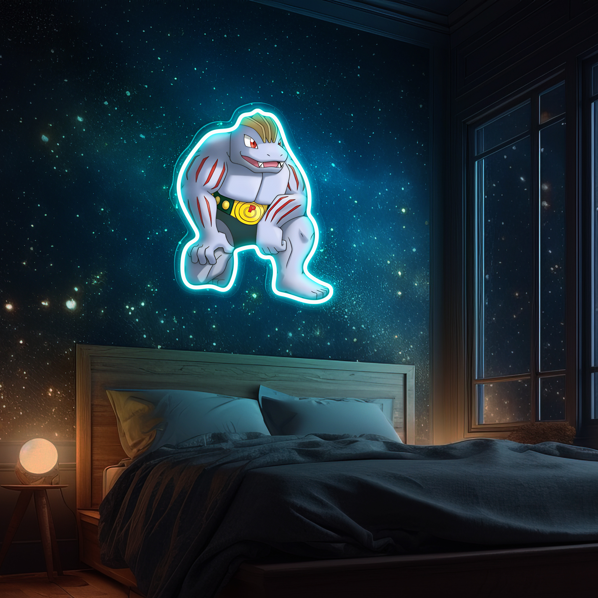 Pokemon Machoke UV Signs