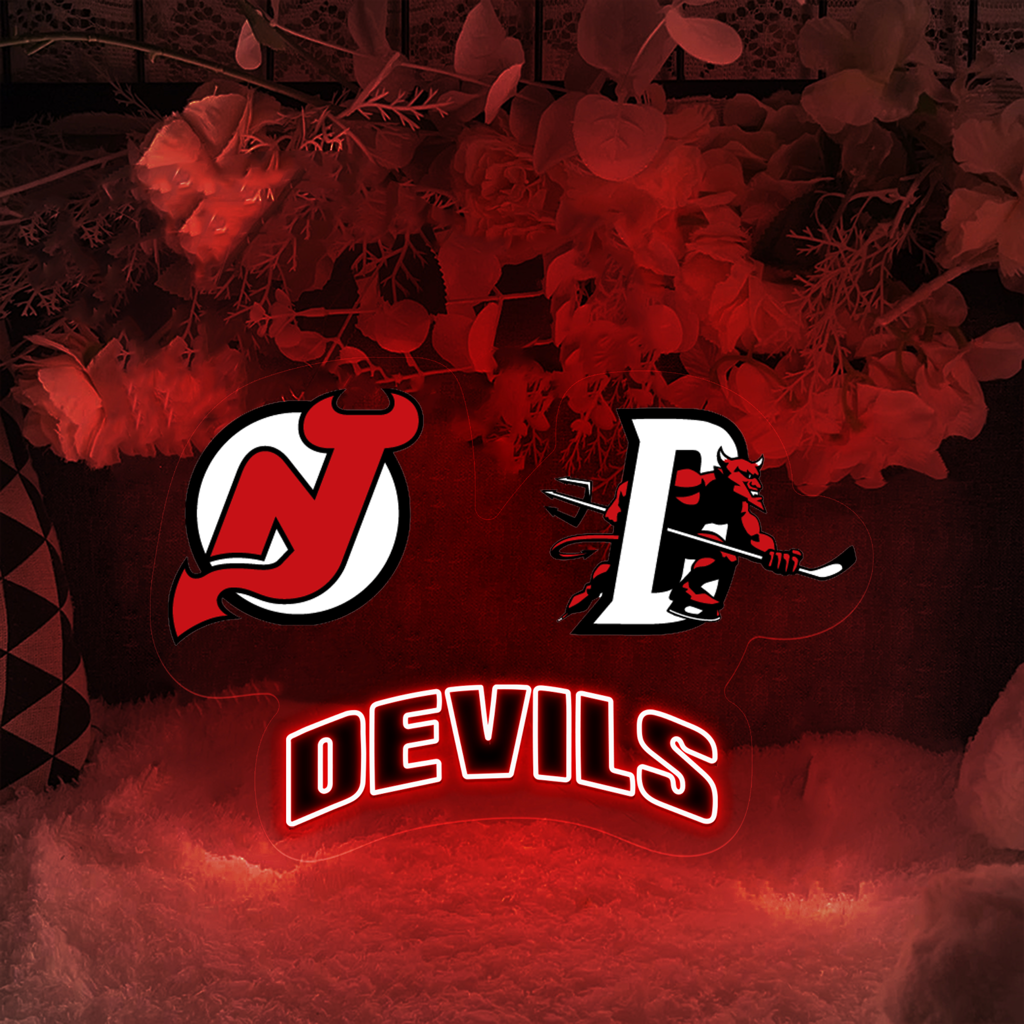 Ice Hockey New Jersey Devils UV Signs