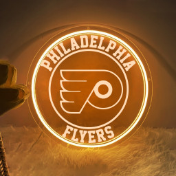 Philadelphia Flyers Ice Hockey Laser Signs Wall Decor