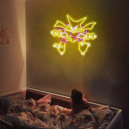 Alakazam Pokemon Neon Signs