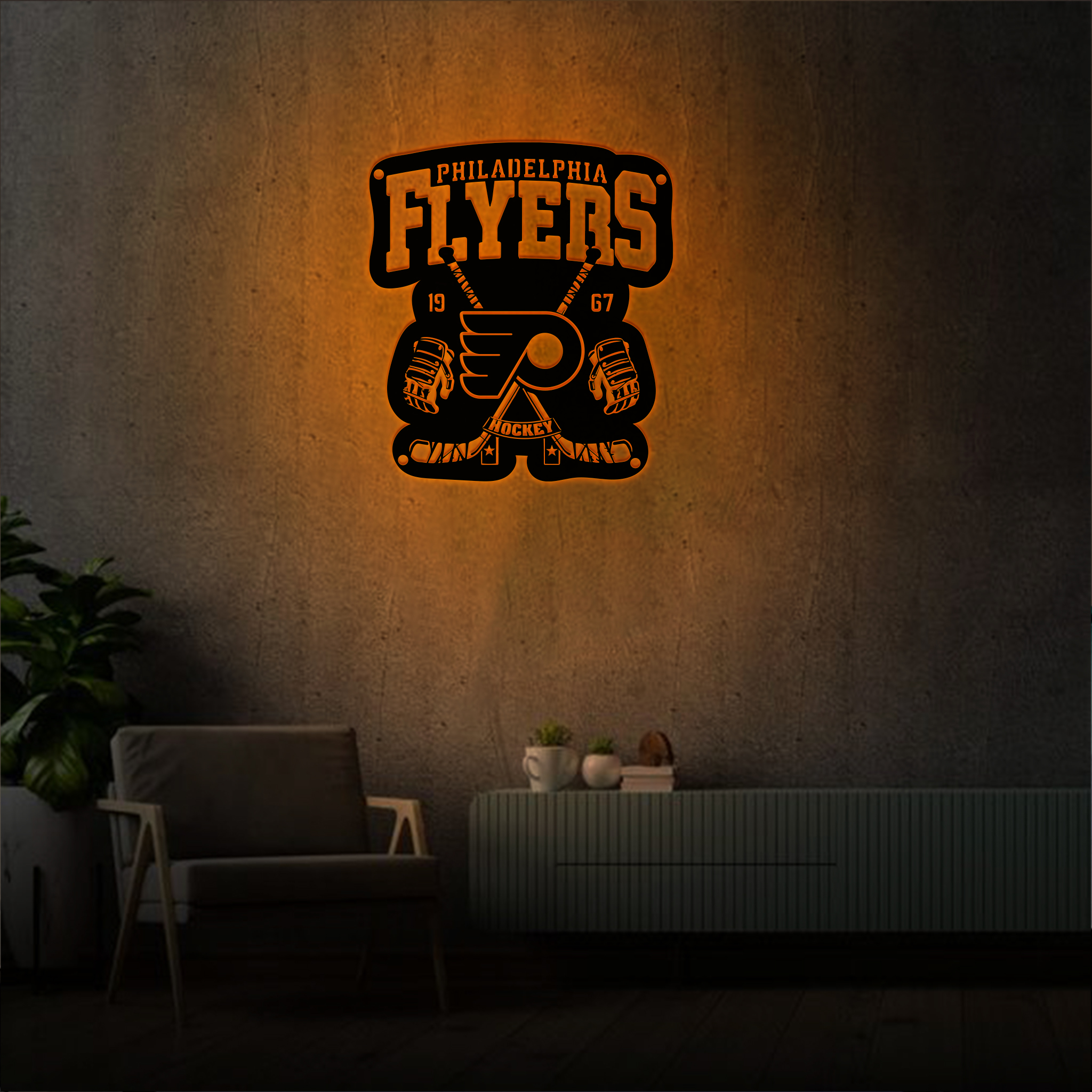Ice Hockey Philadelphia Flyers Metal Sign