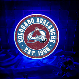 Colorado Avalanche Ice Hockey UV Sign Wall Decor
