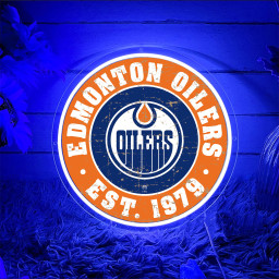 Edmonton Oilers Ice Hockey UV Sign