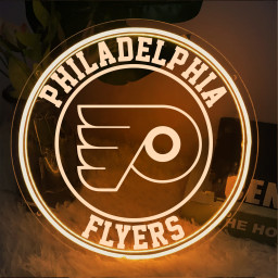 Philadelphia Flyers Ice Hockey Laser Signs Wall Decor
