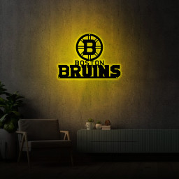 Boston Bruins Ice Hockey Metal Signs