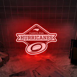 Carolina Hurricanes Ice Hockey Laser Sign