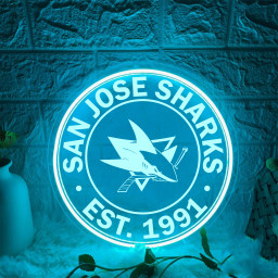 San Jose Sharks Ice Hockey Laser Signs