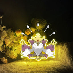 Pokemon Alakazam UV Signs