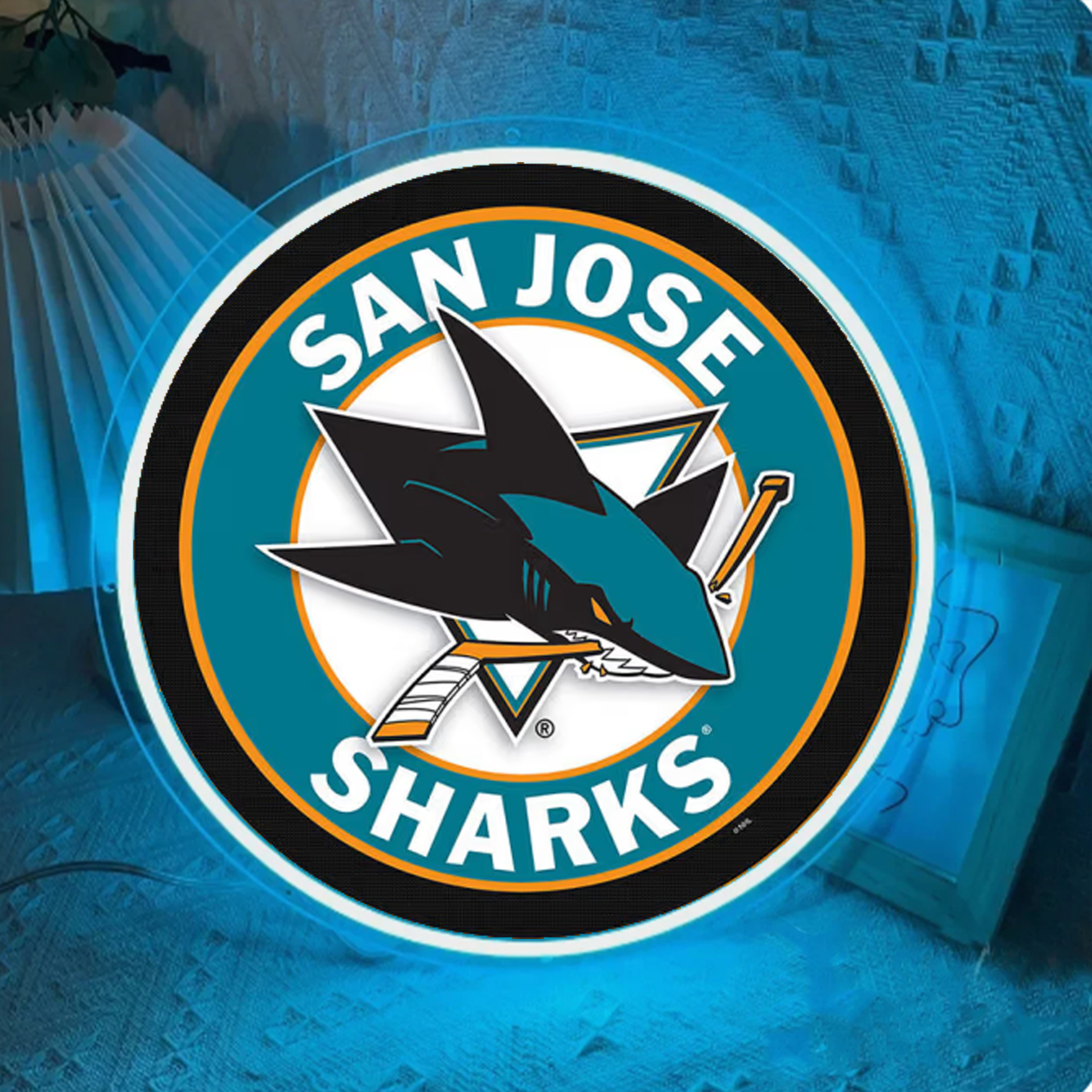 San Jose Sharks Ice Hockey UV Signs