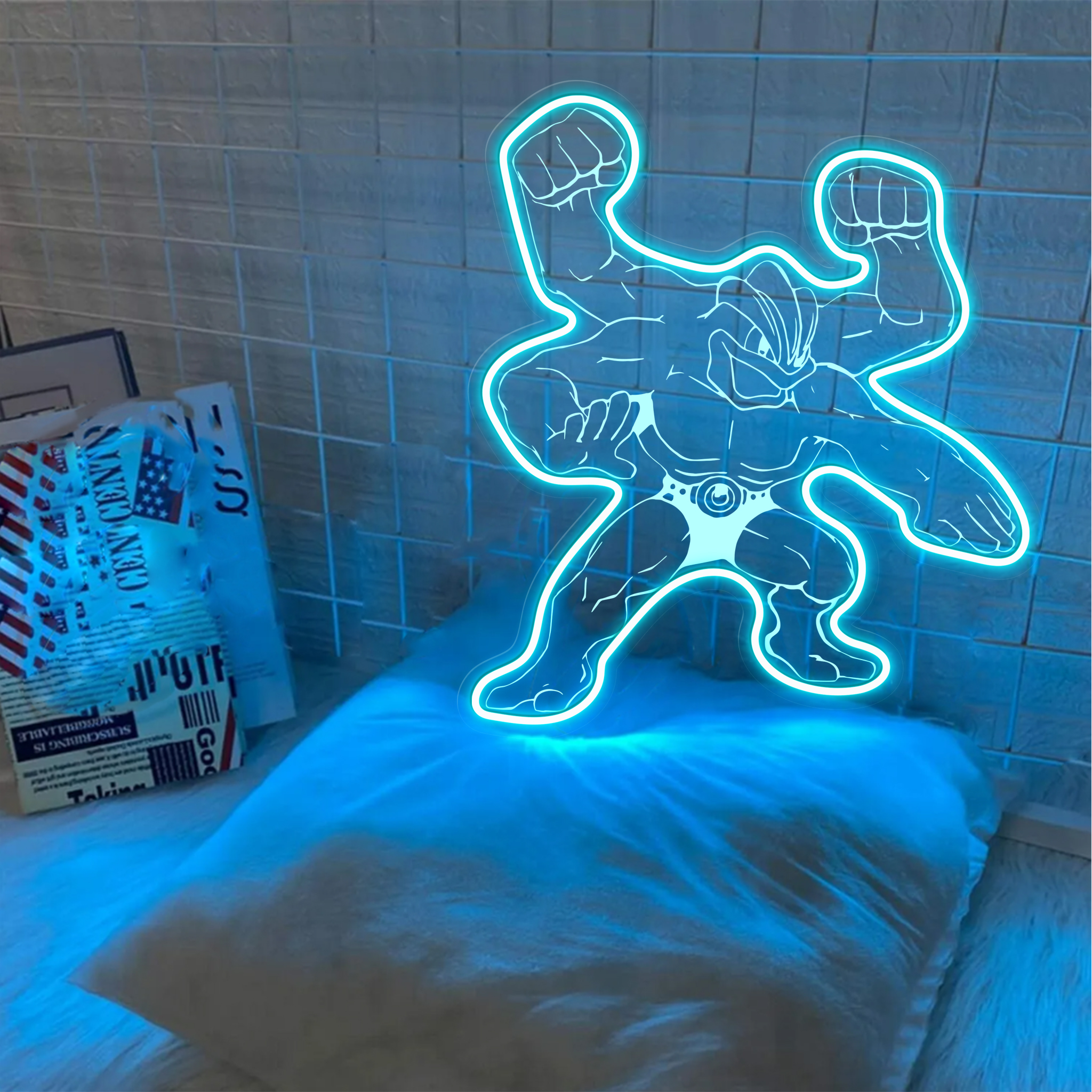 Pokemon Machamp Laser Signs