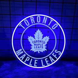 Toronto Maple Leafs Ice Hockey Laser Sign
