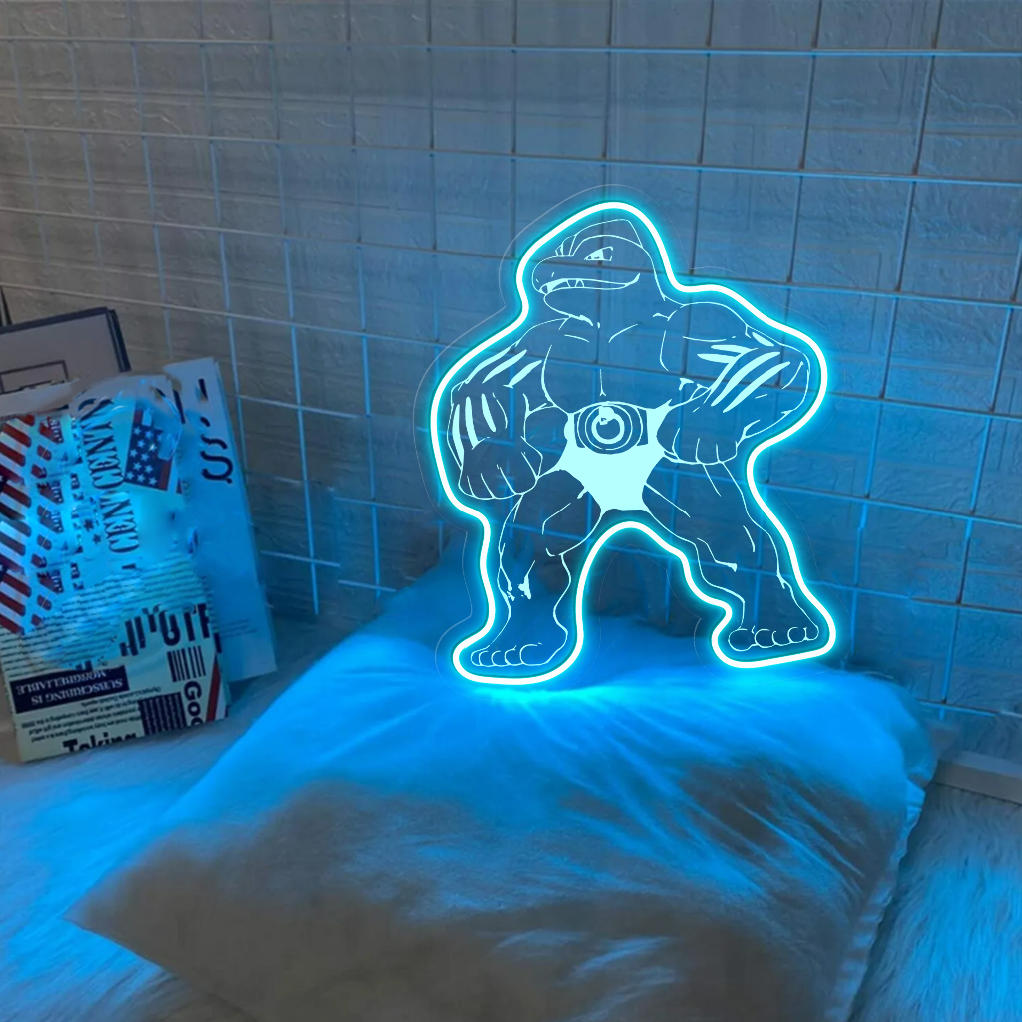 Machoke Pokemon Laser Signs
