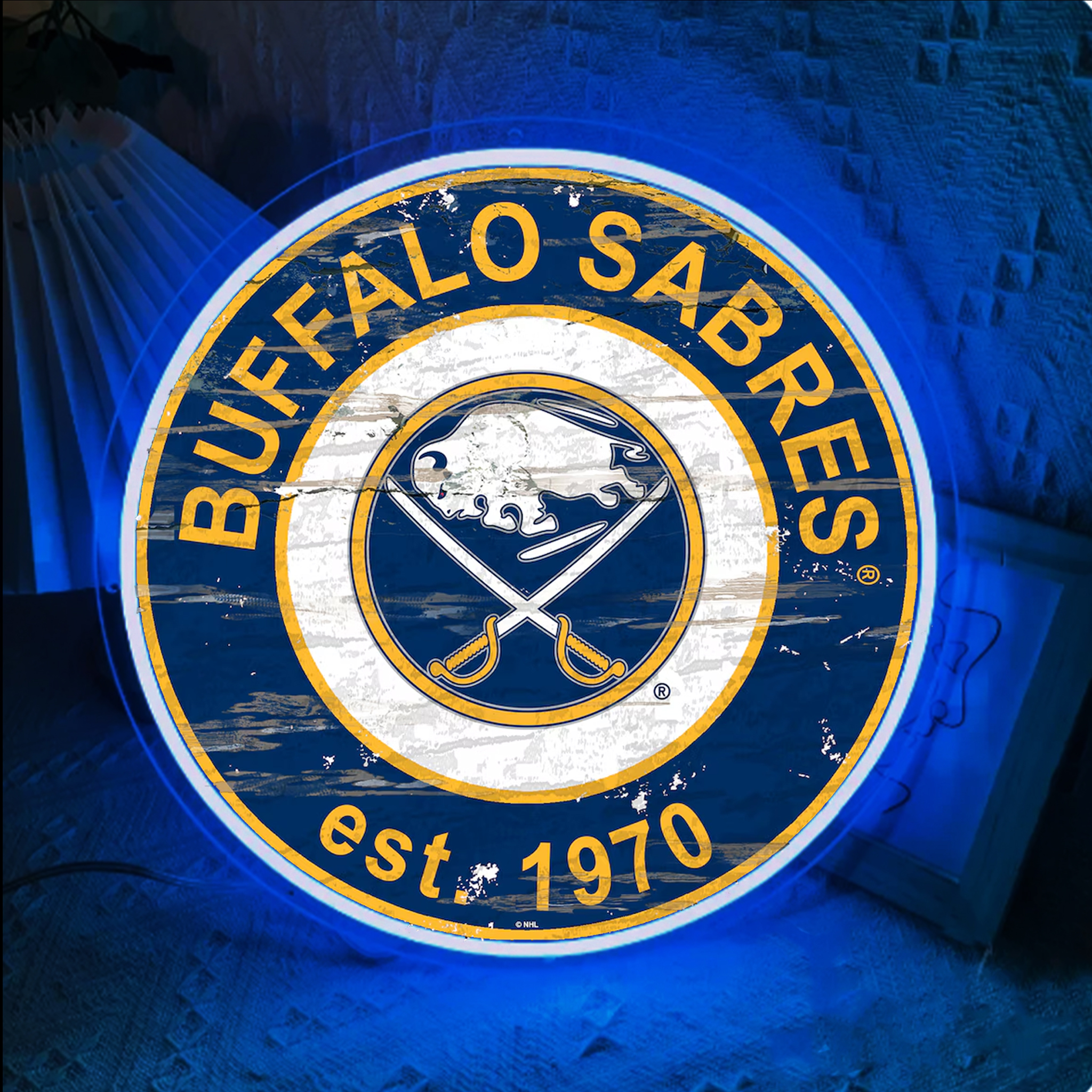 Buffalo Sabres Ice Hockey UV Sign