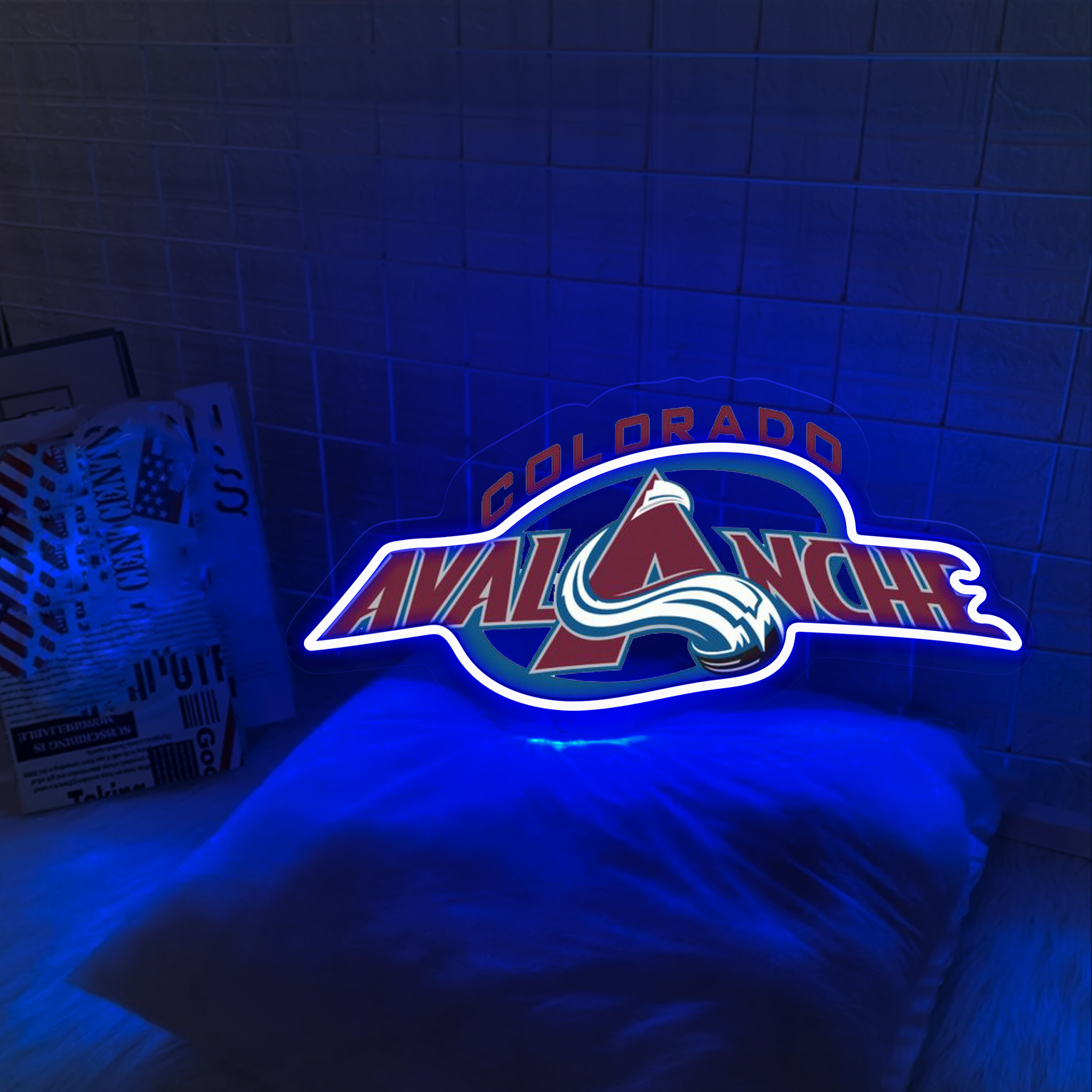 Ice Hockey Colorado Avalanche UV Signs
