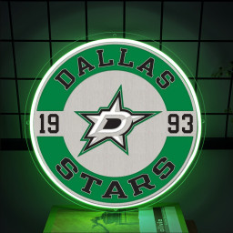 Dallas Stars Ice Hockey UV Sign Wall Decor