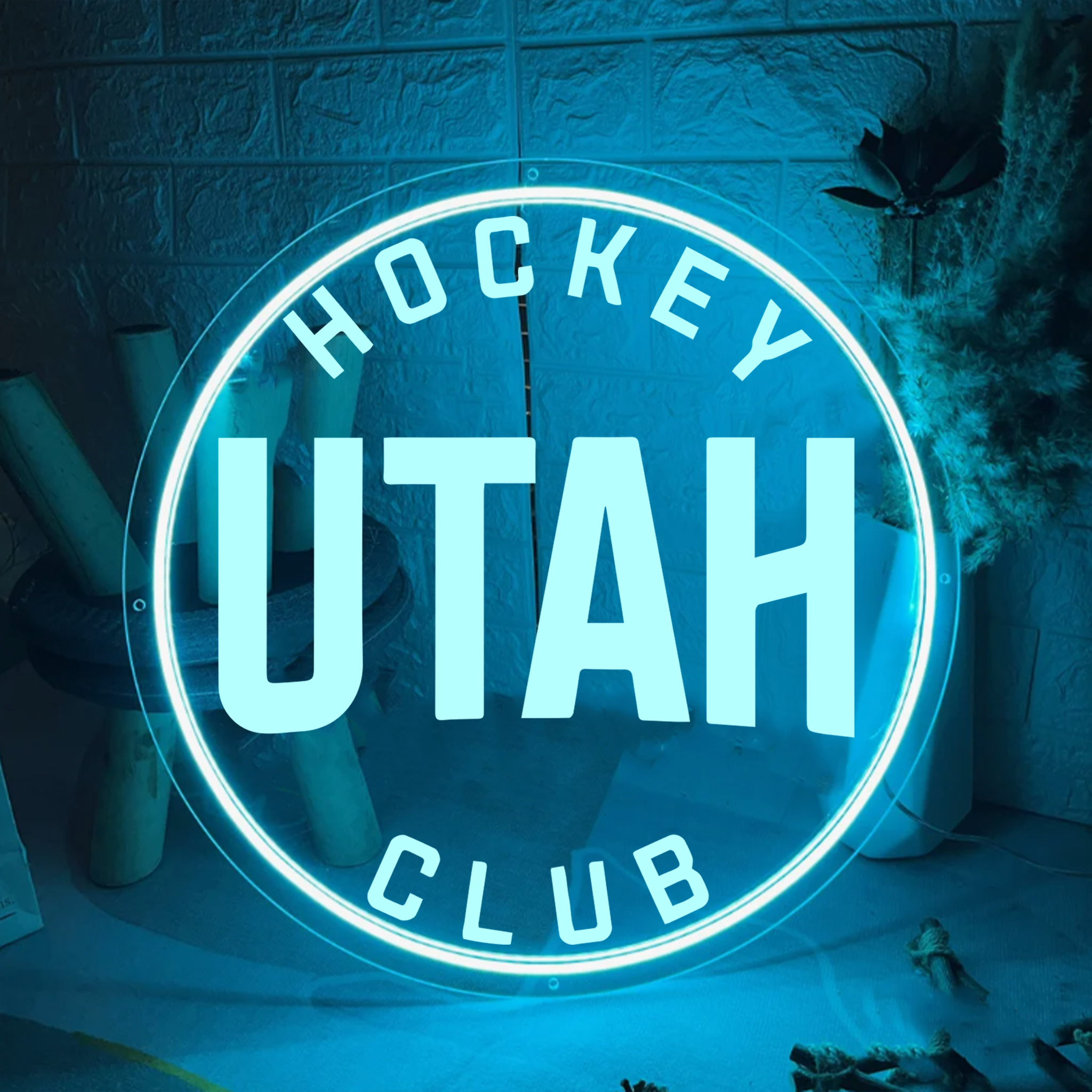 Ice Hockey Utah Hockey Club Laser Signs