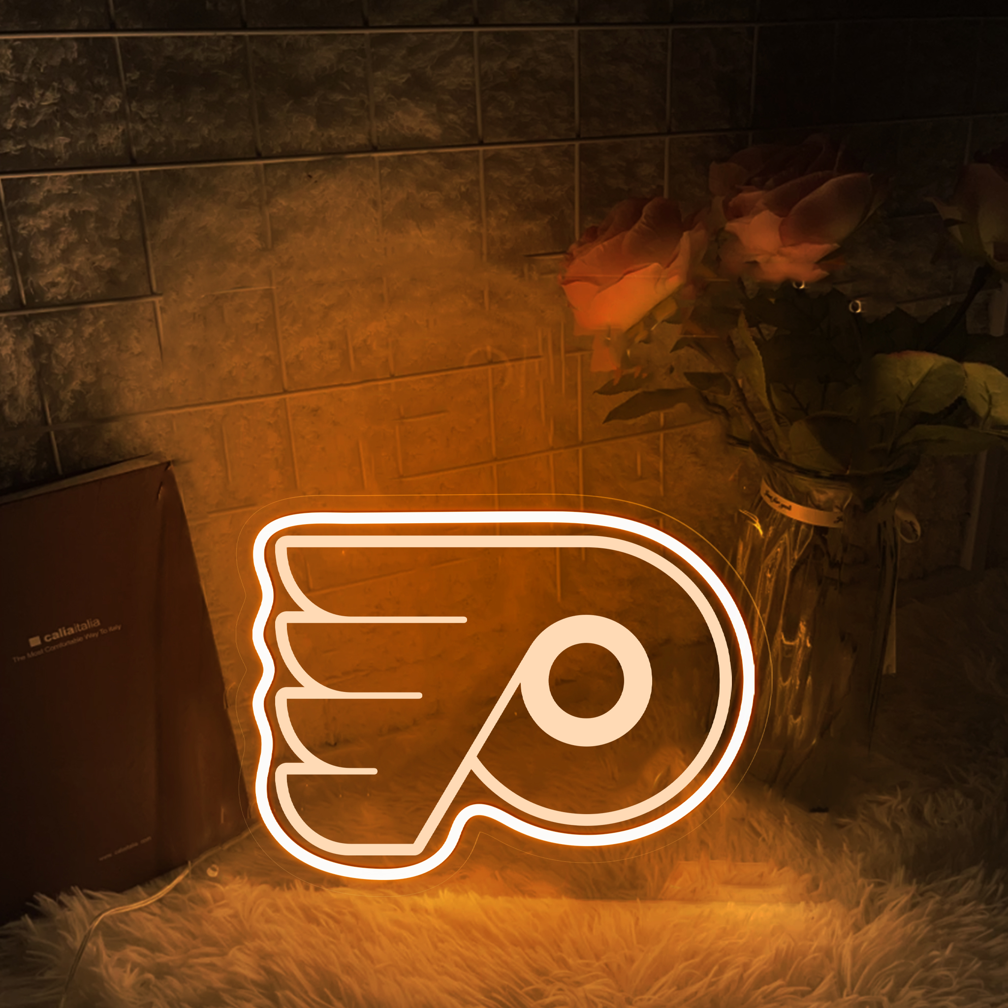 Ice Hockey Philadelphia Flyers Laser Signs Wall Decor