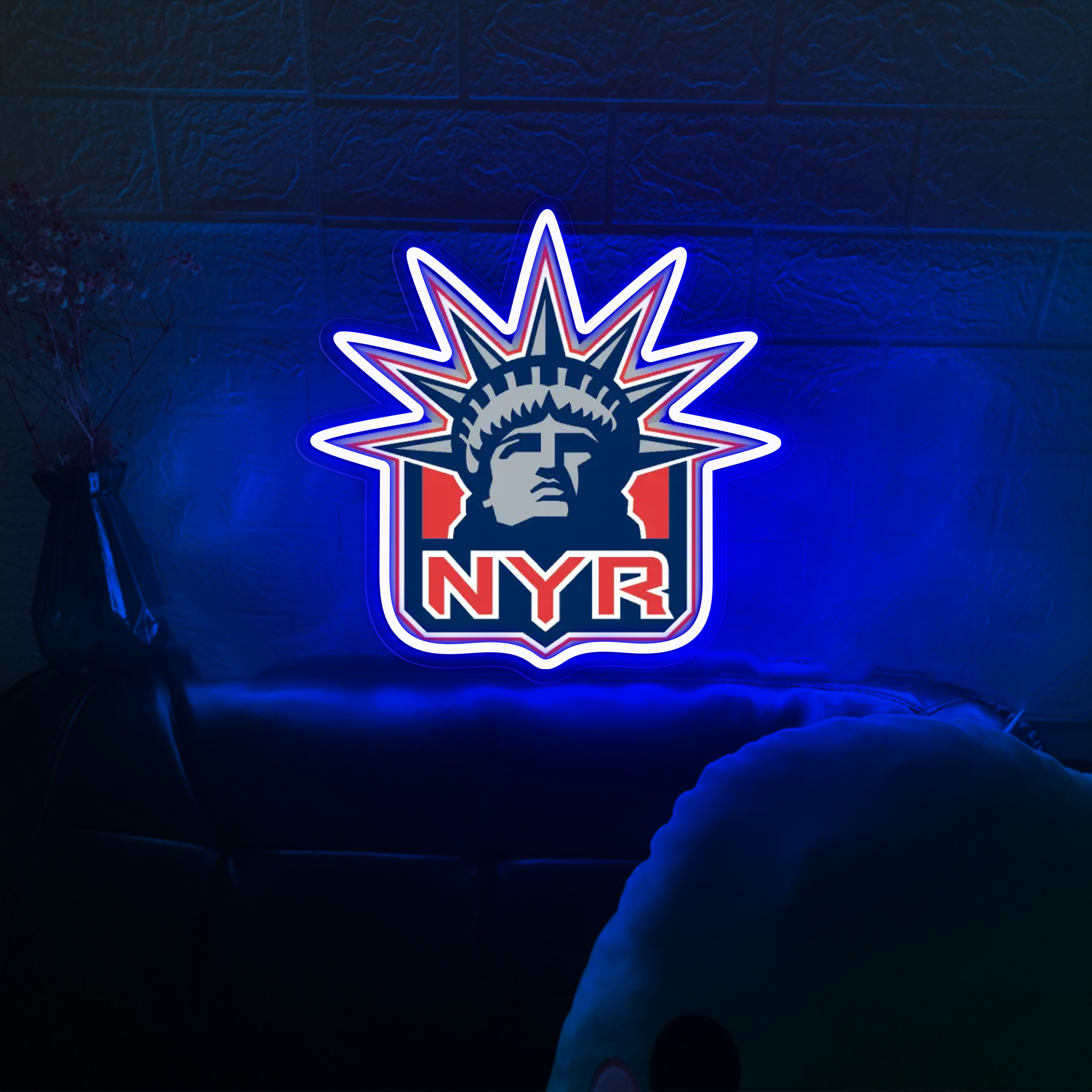 New York Rangers Ice Hockey UV Sign