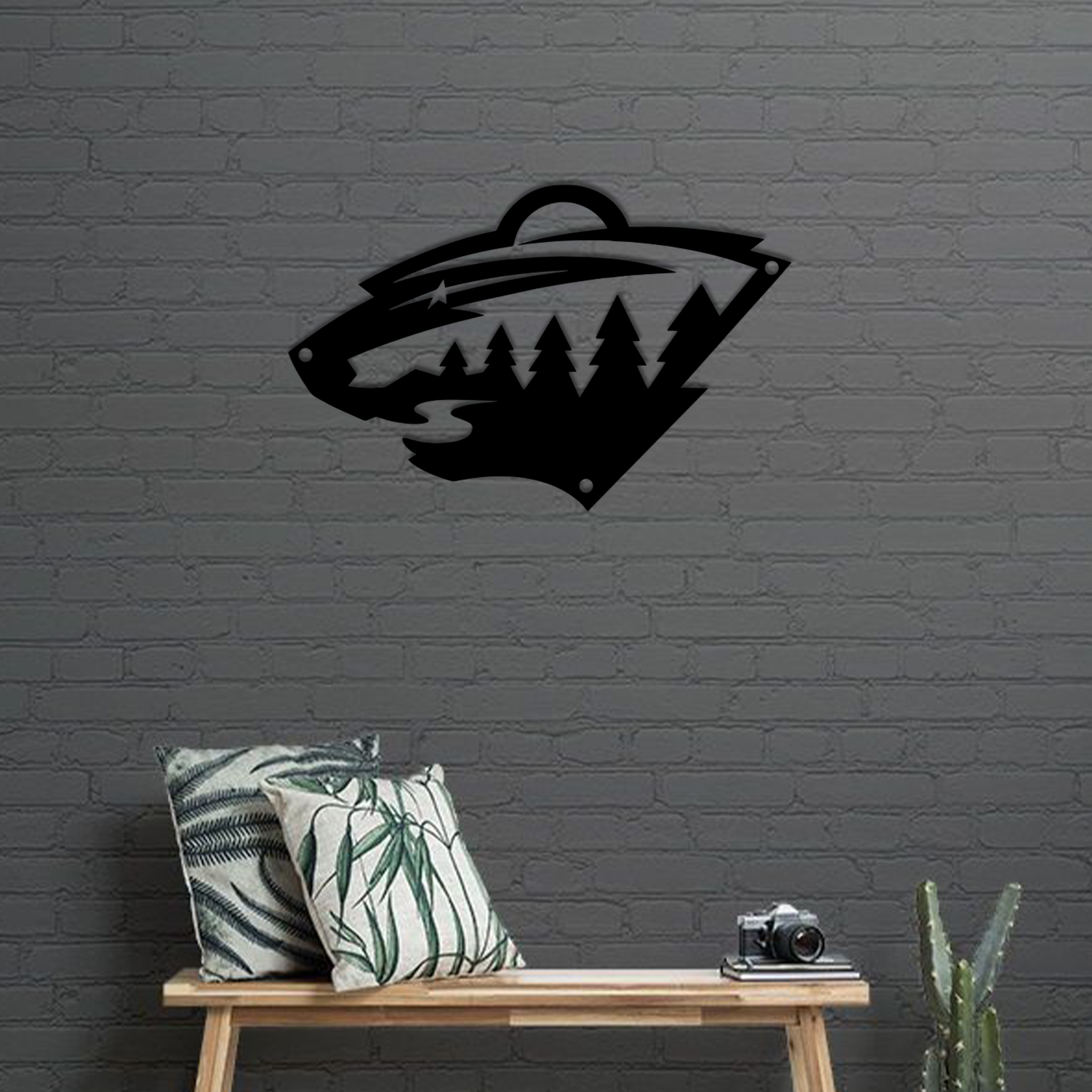 Ice Hockey Minnesota Wild Metal Signs