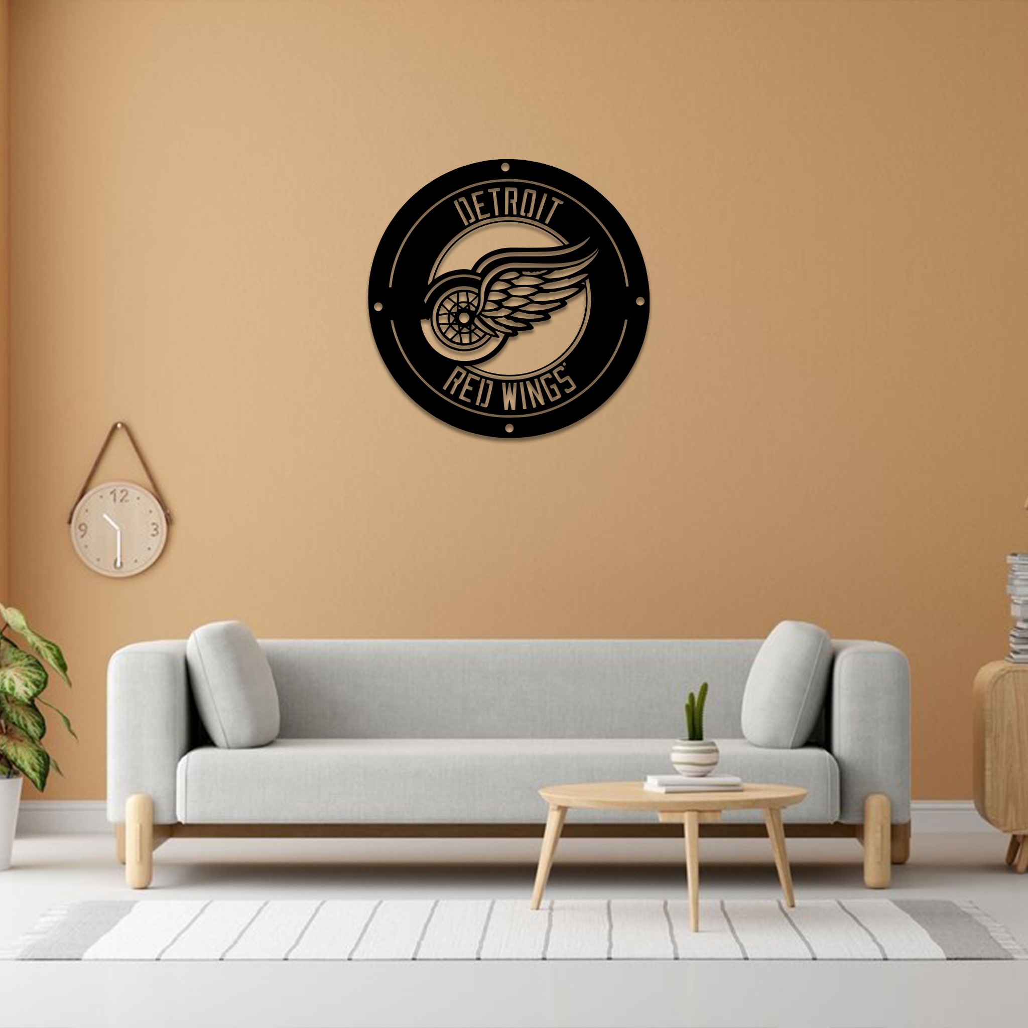 Detroit Red Wings Ice Hockey Metal Signs