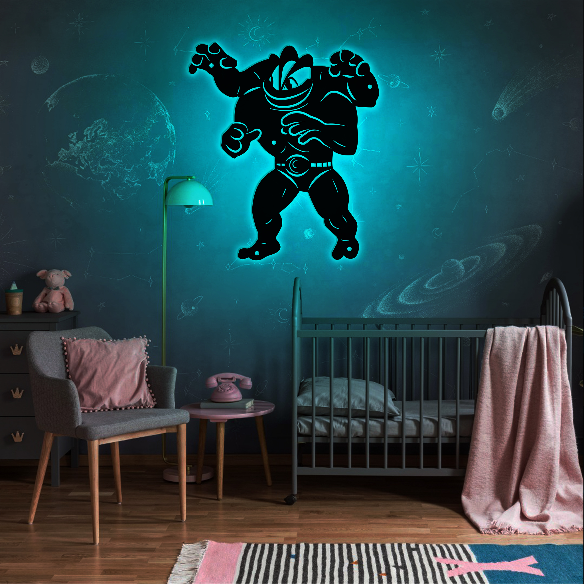 Machamp Pokemon Metal Signs