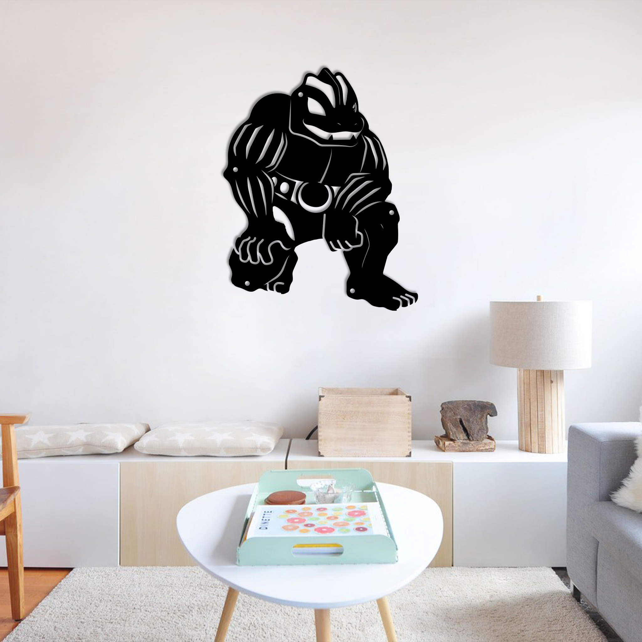 Pokemon Machoke Metal Signs