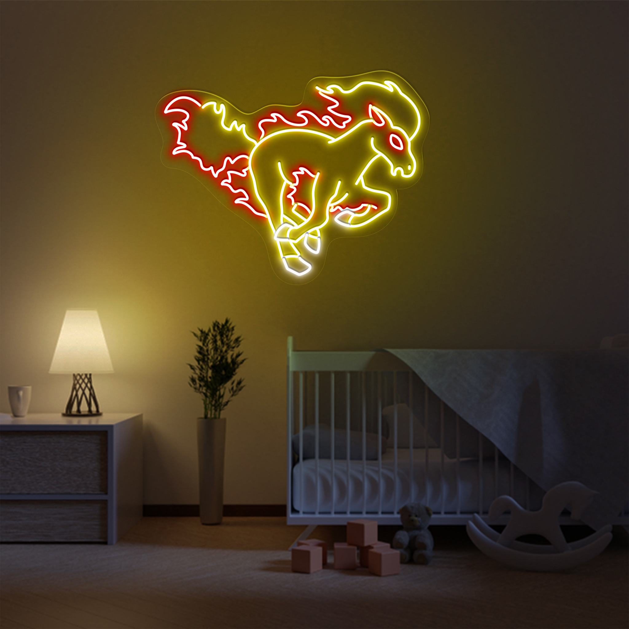 Pokemon Ponyta Neon Signs