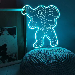 Machamp Pokemon Laser Signs