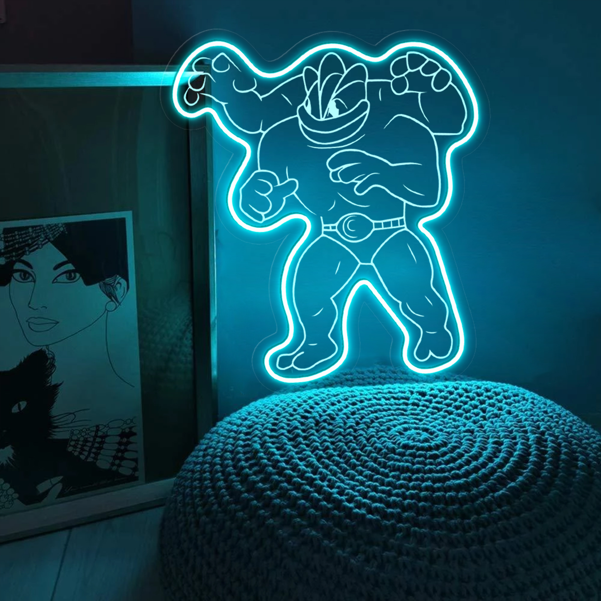 Machamp Pokemon Laser Signs