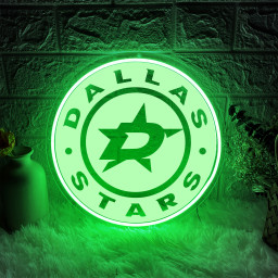 Dallas Stars Ice Hockey Laser Signs