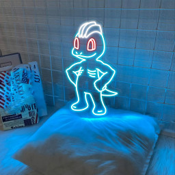 Pokemon Machop Neon Signs