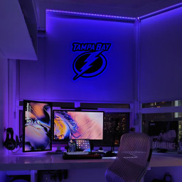 Ice Hockey Tampa Bay Lightning Metal Sign Wall Decor