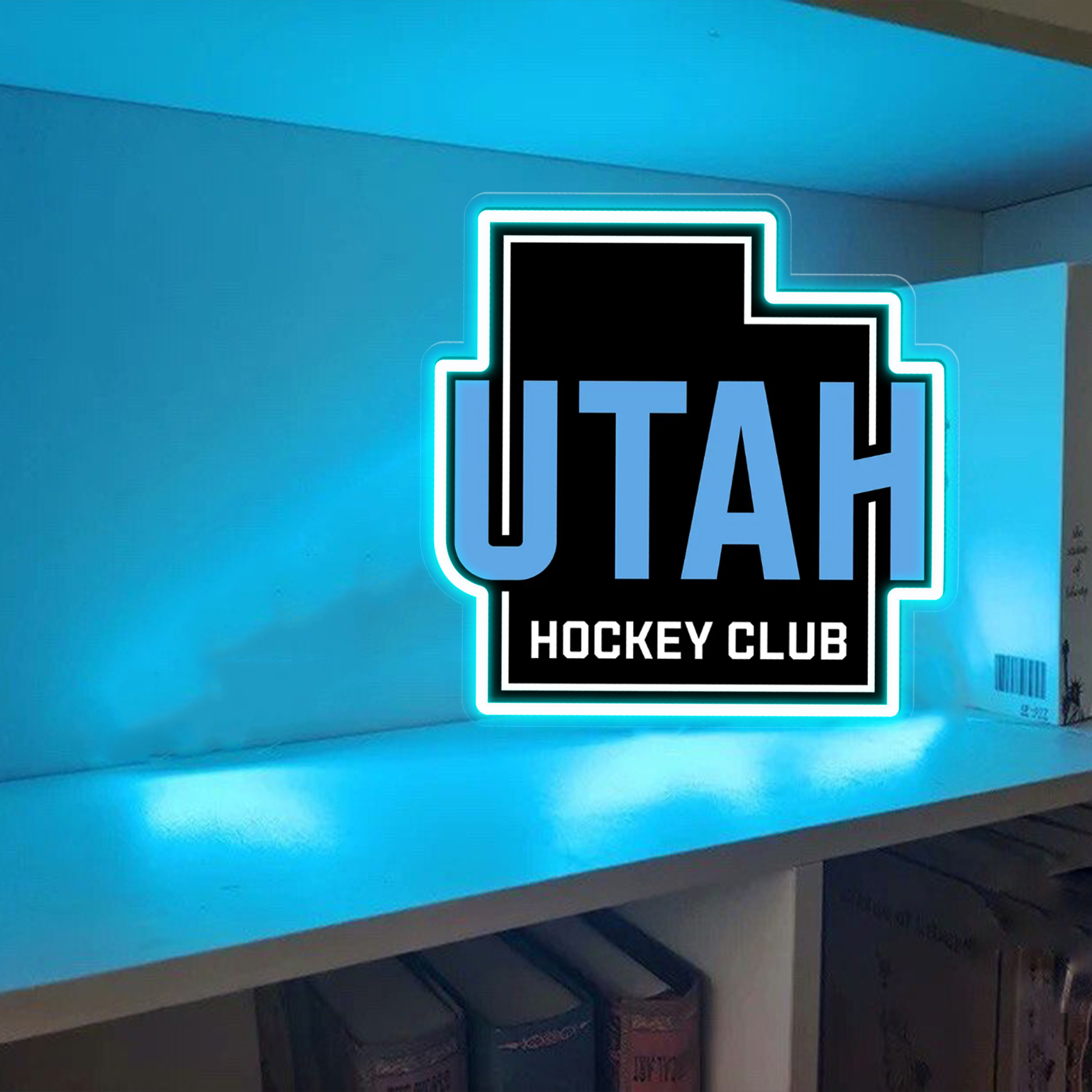 Ice Hockey Utah Hockey Club UV Sign