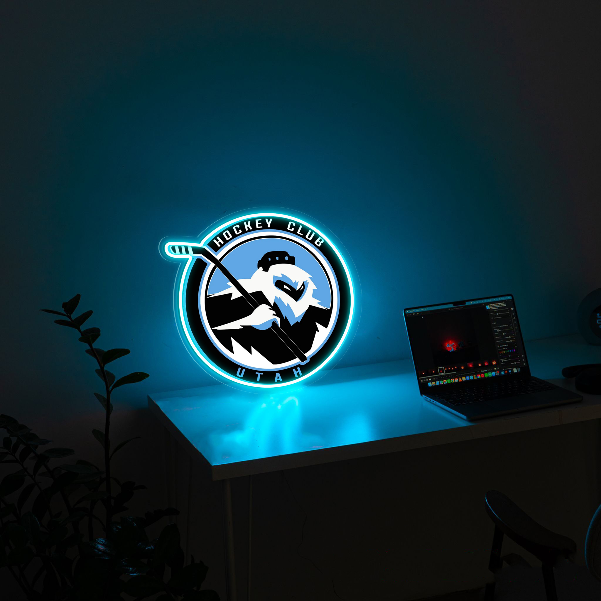 Utah Hockey Club Ice Hockey UV Signs