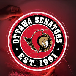 Ice Hockey Ottawa Senators UV Sign