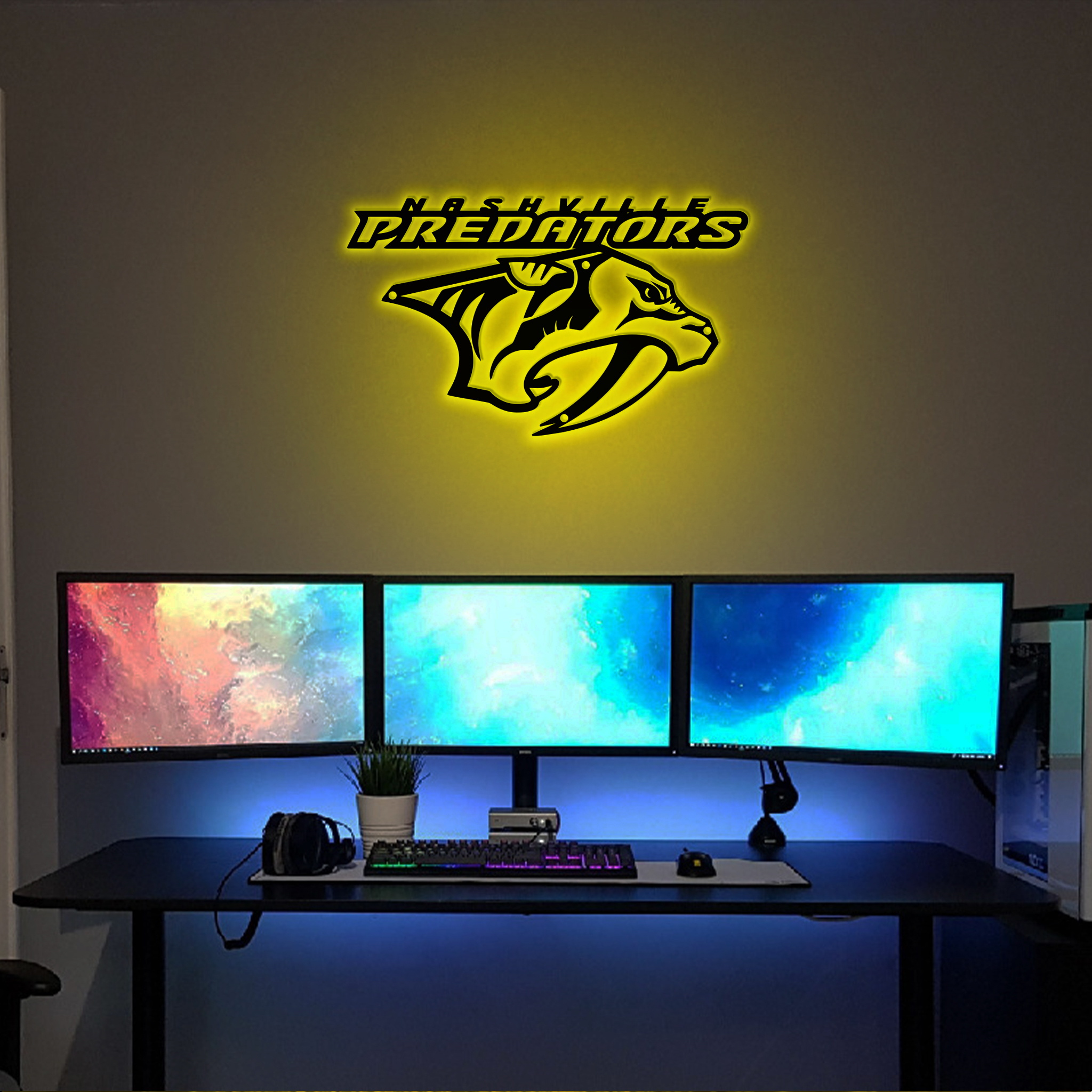 Ice Hockey Nashville Predators Metal Signs