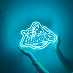 Ice Hockey New York Islanders Laser Signs Wall Decor