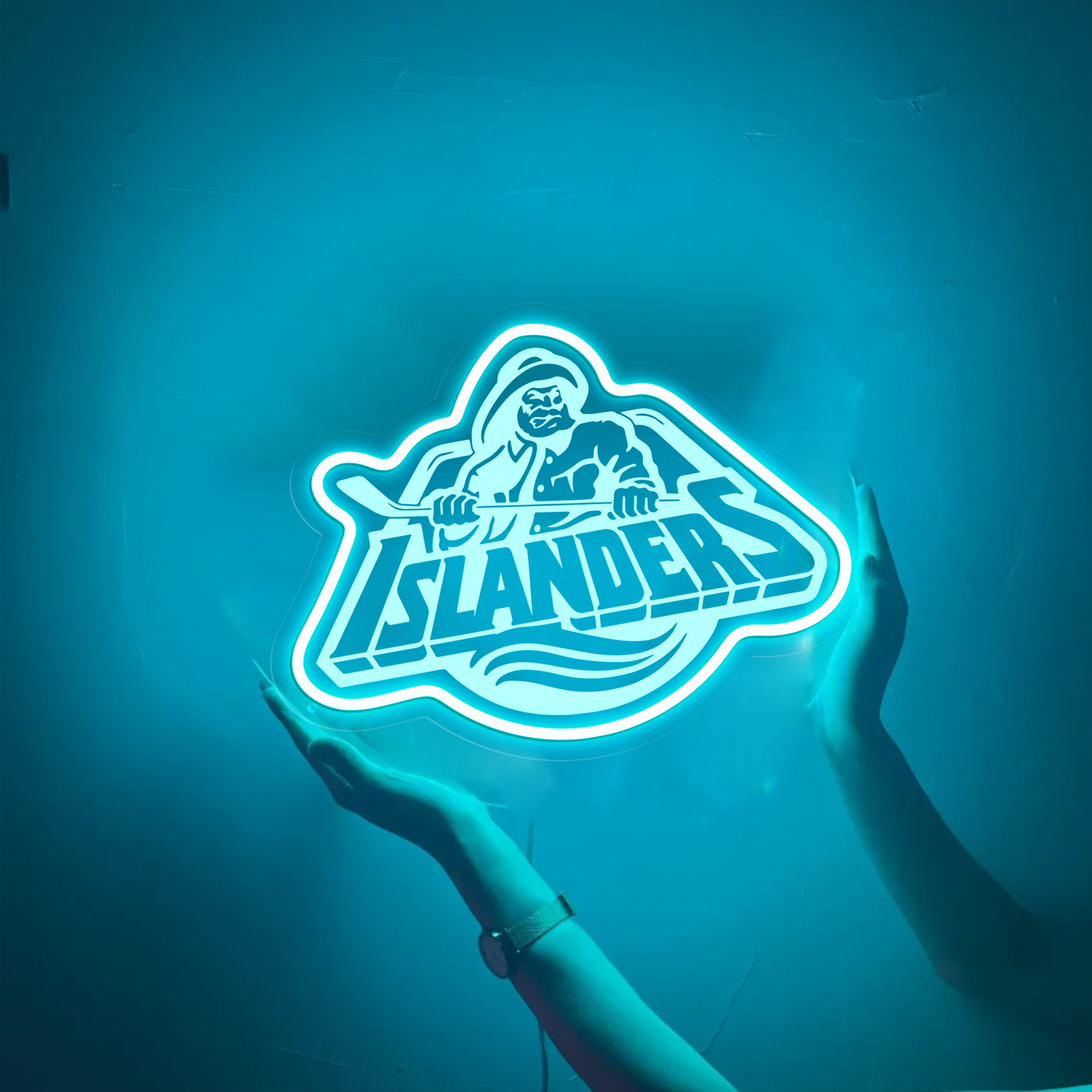 Ice Hockey New York Islanders Laser Signs Wall Decor