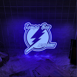 Ice Hockey Tampa Bay Lightning Laser Signs Wall Decor