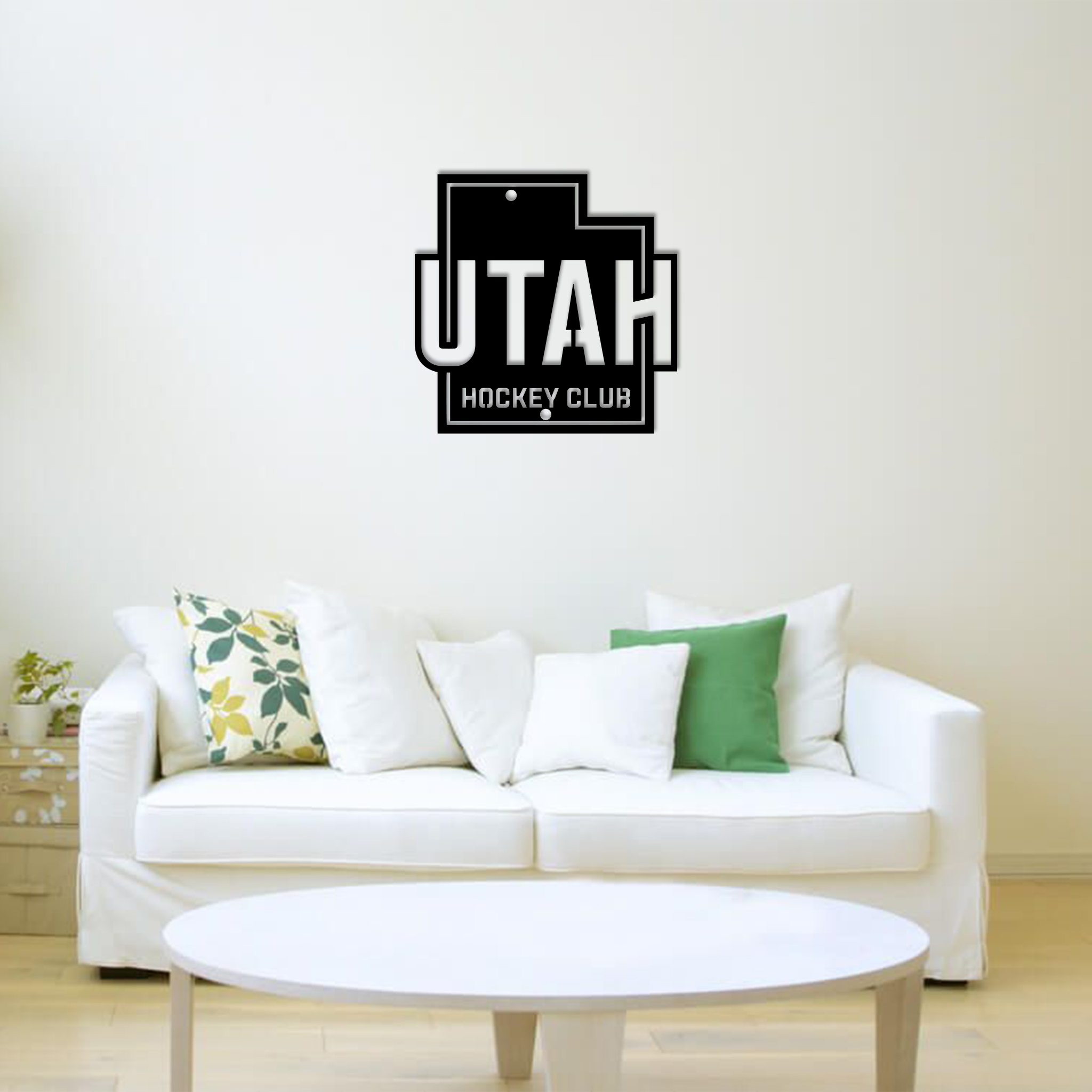 Ice Hockey Utah Hockey Club Metal Sign