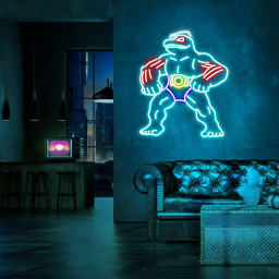 Machoke  Pokemon Neon Signs