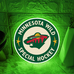 Minnesota Wild Ice Hockey UV Signs Wall Decor